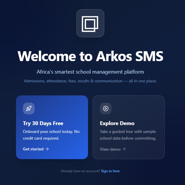 Arkos School Cloud preview